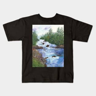 Clear Creek in Golden Colorado Kids T-Shirt